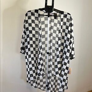 LuLaRoe Monochrome Kimono